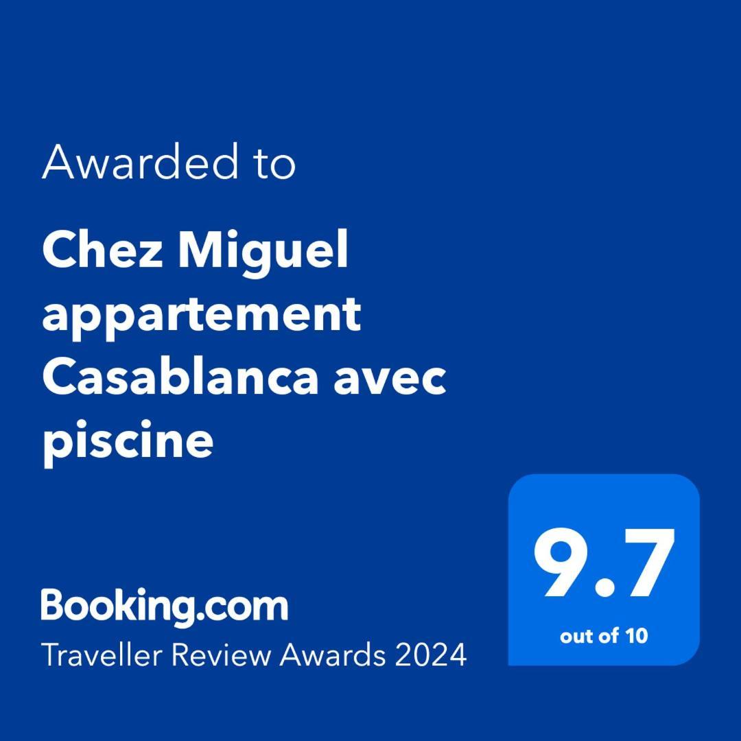 Chez Miguel Appartement Casablanca Avec Piscine Luaran gambar